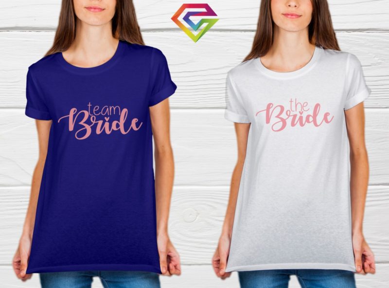 Camiseta despedida de soltera team bride and the bride
