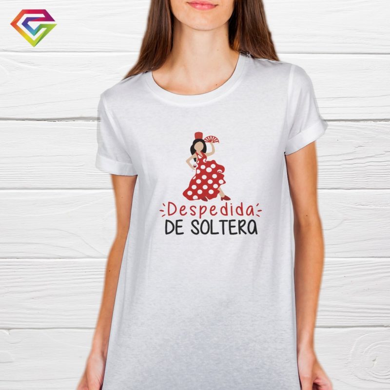 camiseta despedida de soltera flamenca